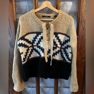 Scotch & Soda Lace‎ Up Sweater